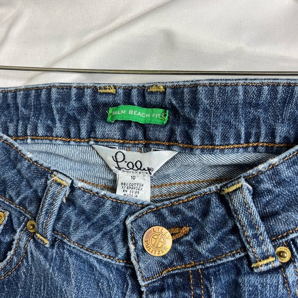 Lily Pulitzer Jean Crop pant sz 10 - Picture 3 of 4